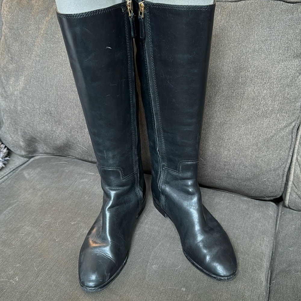 Tory Burch Leather Boots Sz 7M